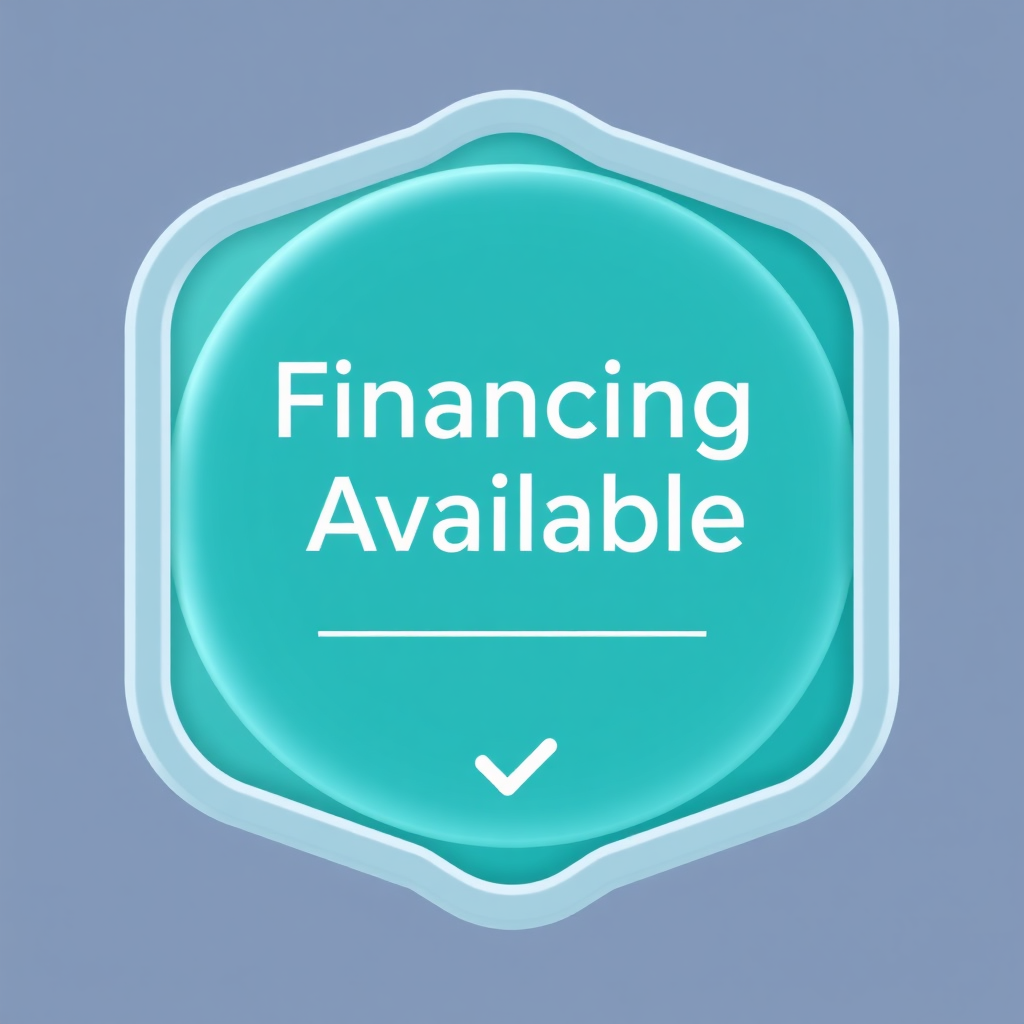 Financing available badge