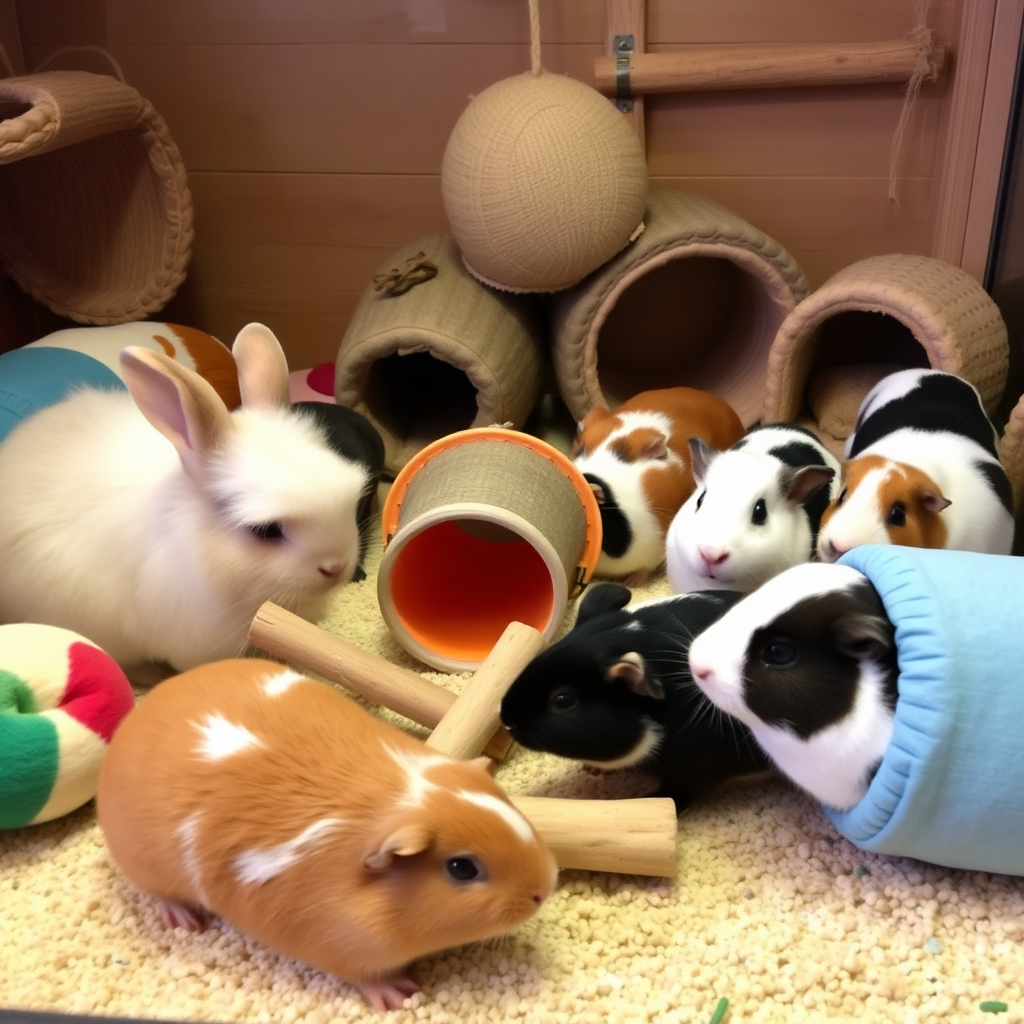 Small mammal enrichment display
