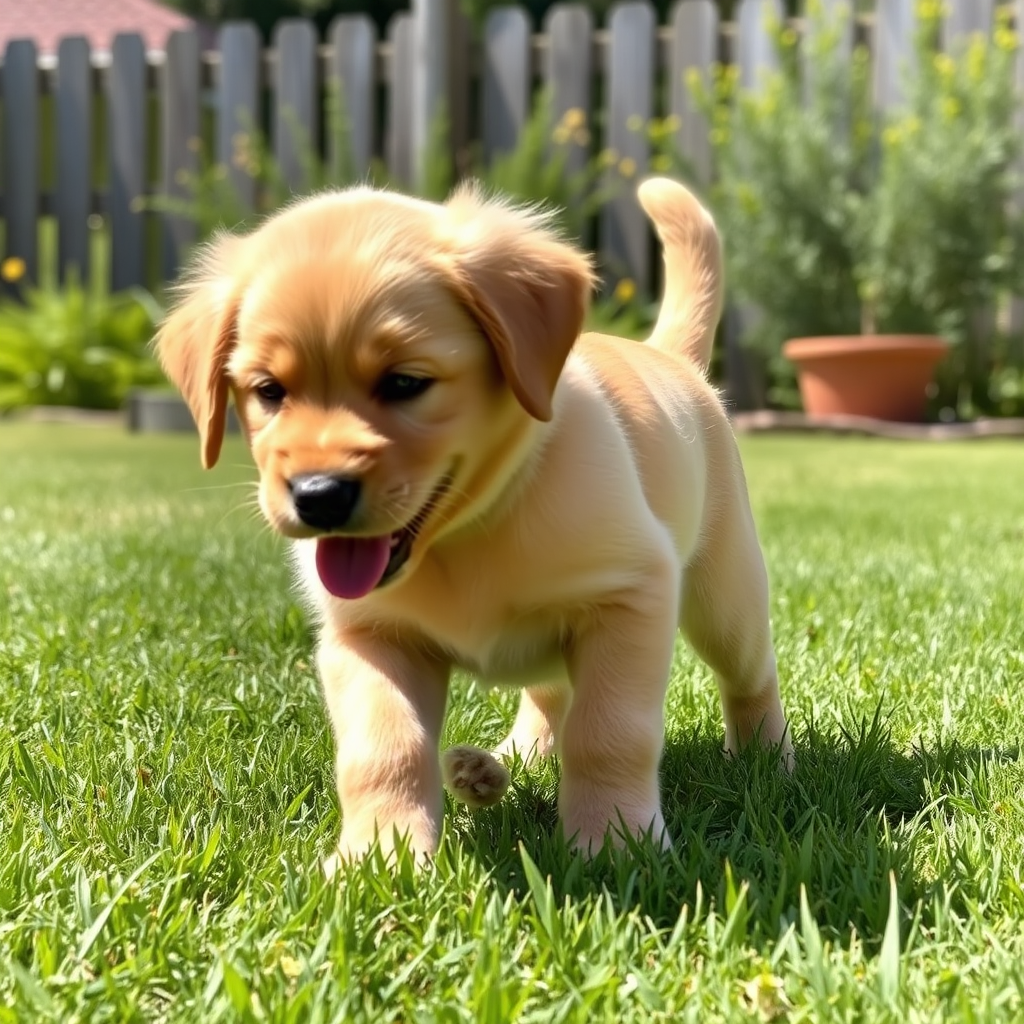 Puppy breaks service