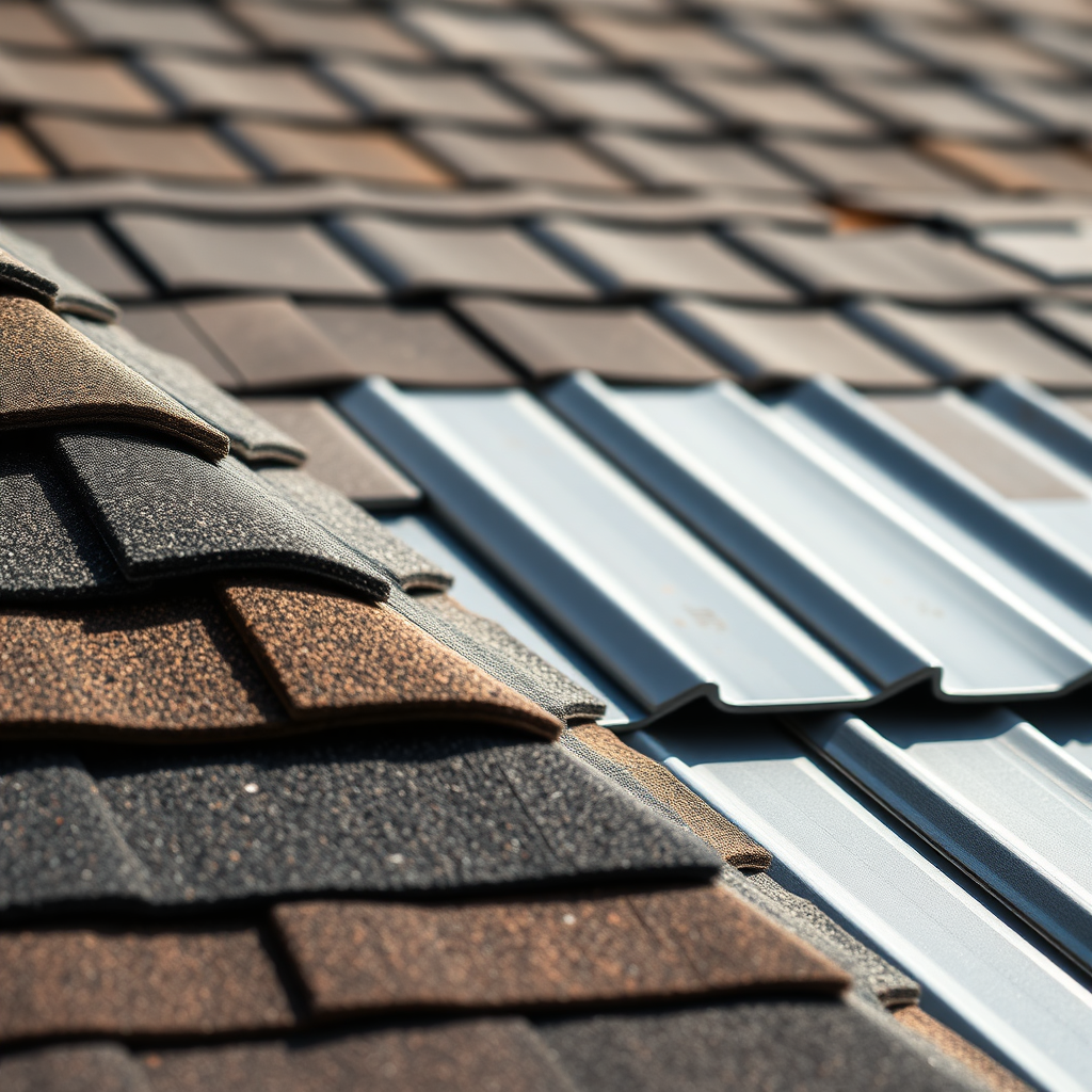 Variety of roofing materials