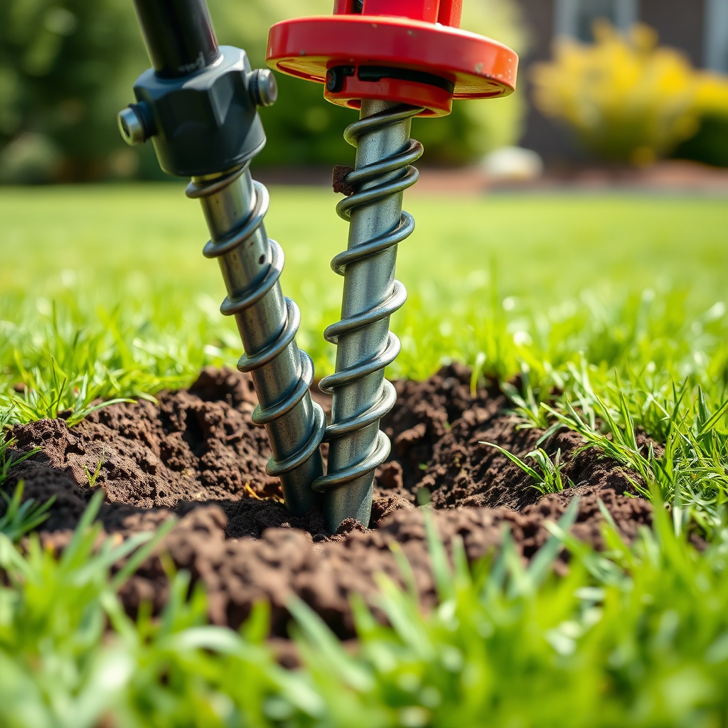 Helical ground anchor