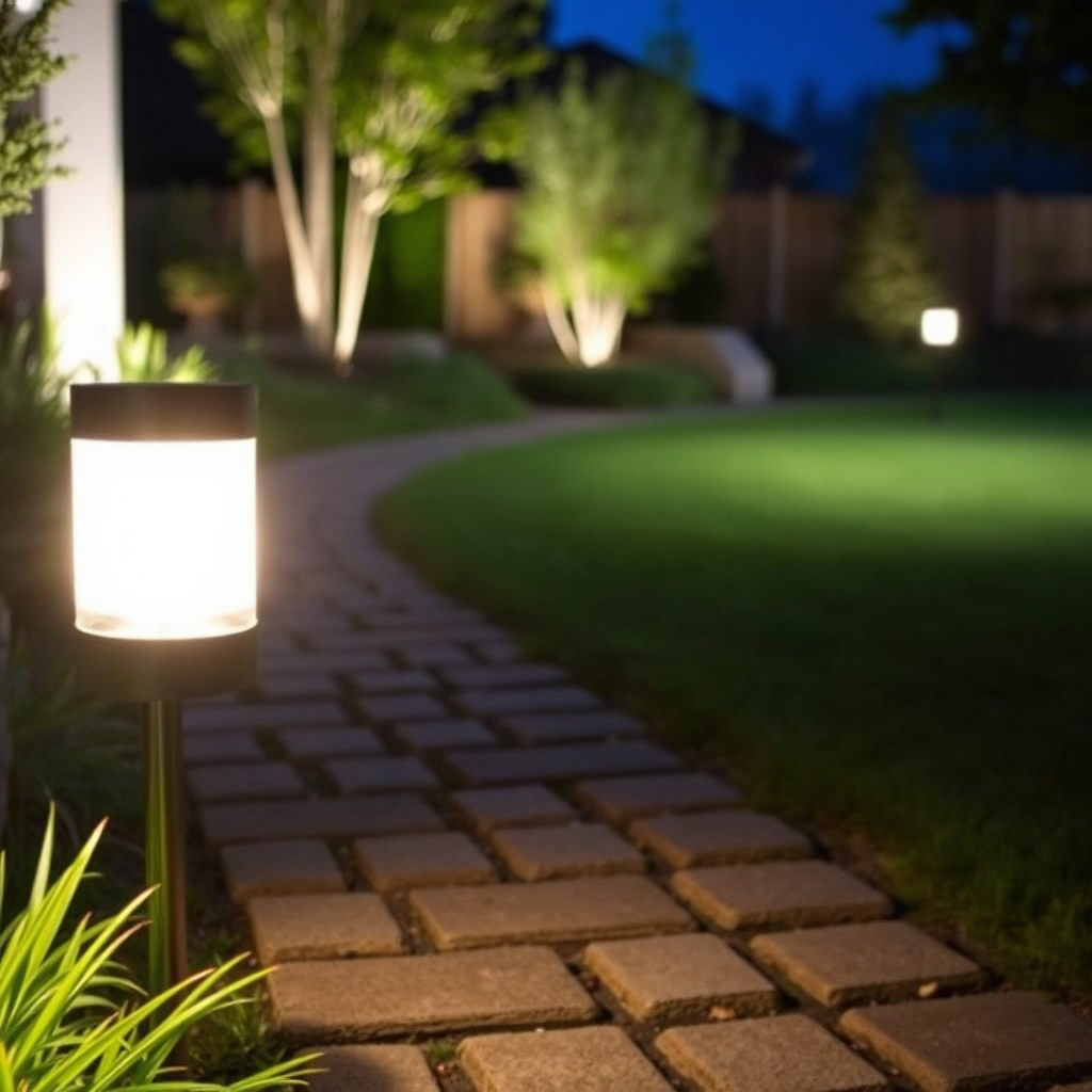 Outdoor pathway lighting