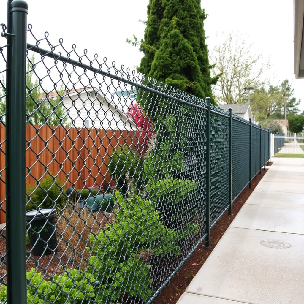 Privacy slat chain link