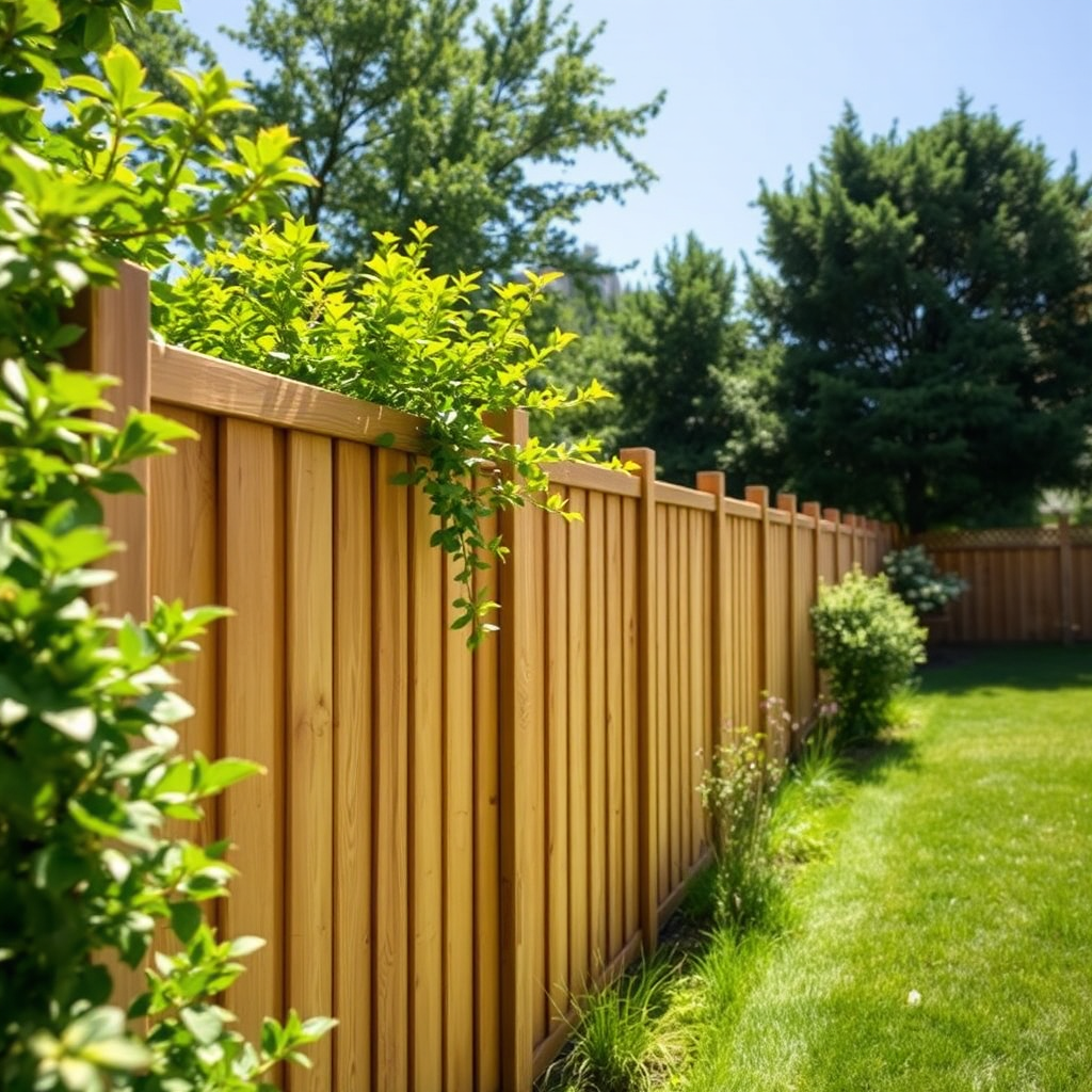 Cedar privacy fence thumbnail