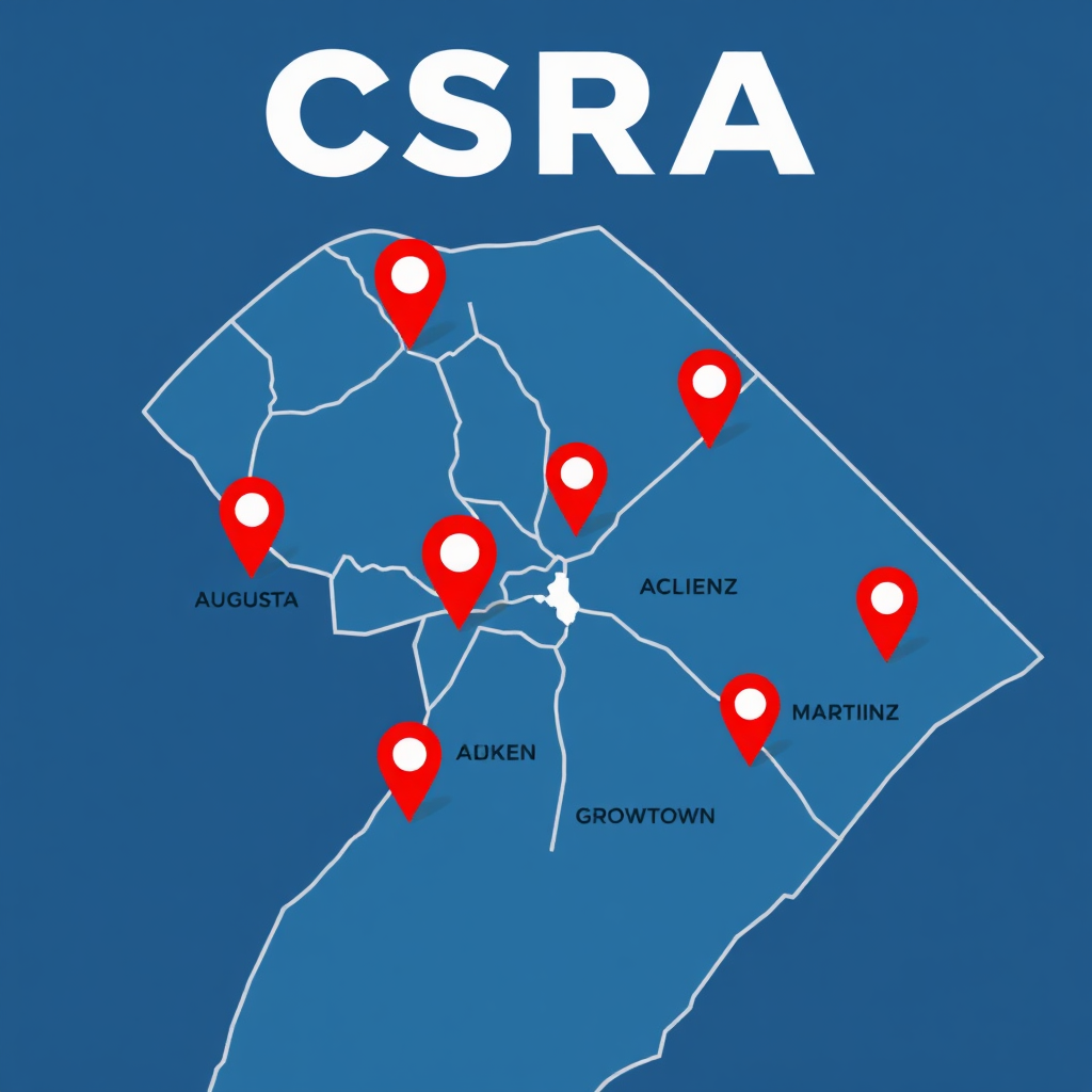 CSRA Service Area Map