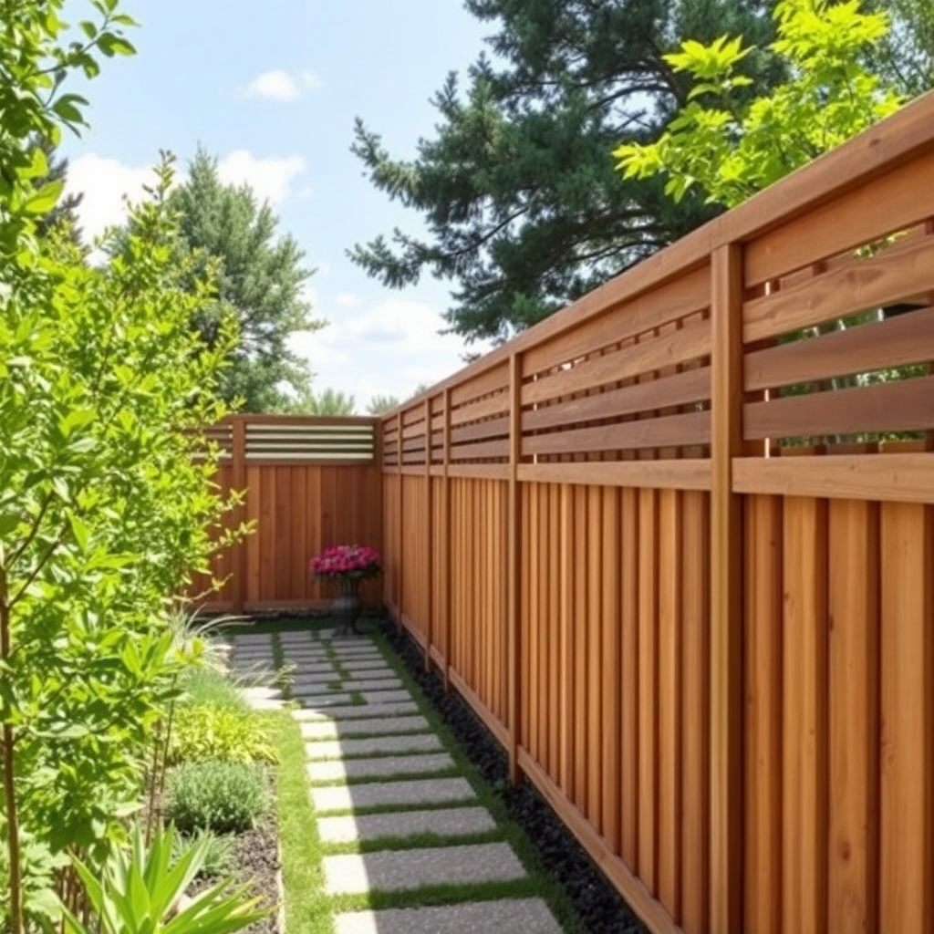 Wood privacy panels thumbnail