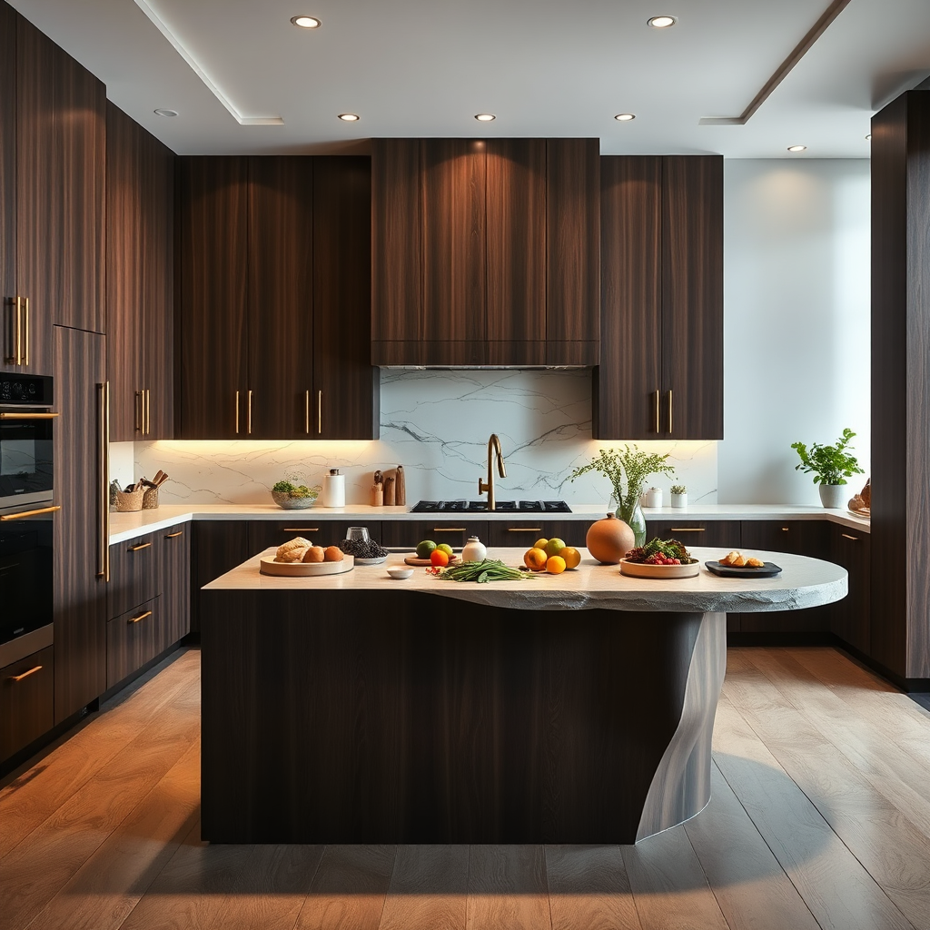 Luxury kitchen interior