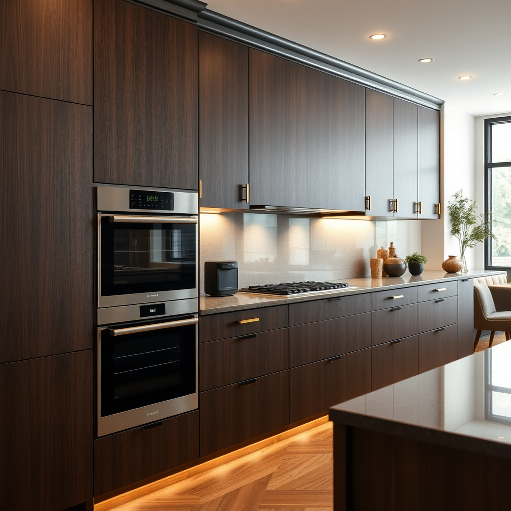 Bespoke kitchen cabinetry with modern design