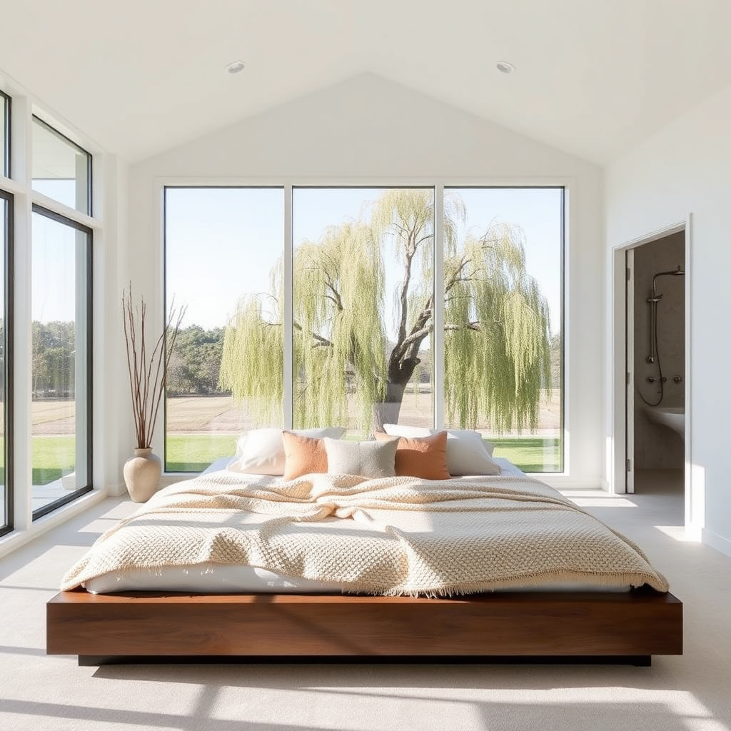 The Willow Retreat bedroom