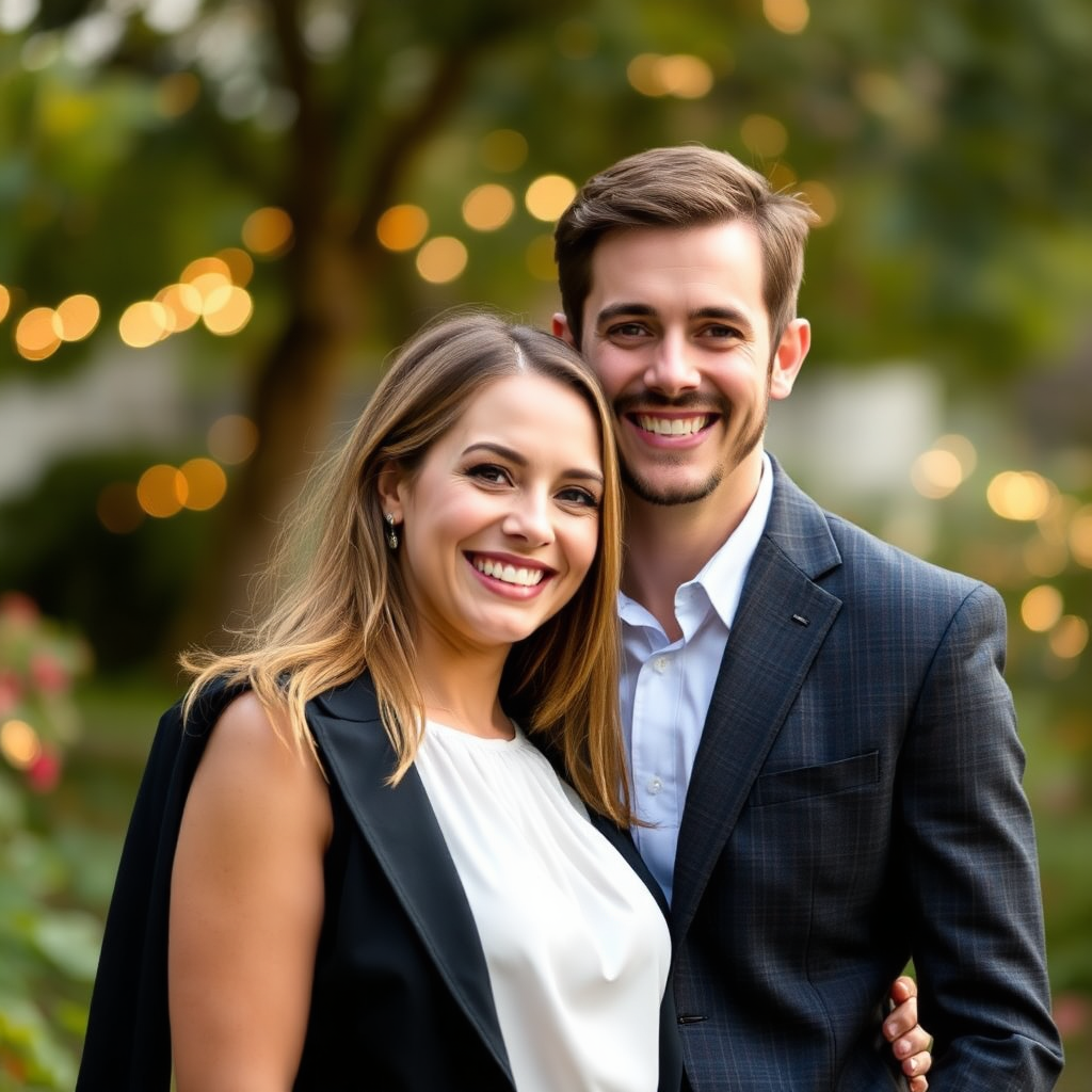 Happy couple Sarah & Mark