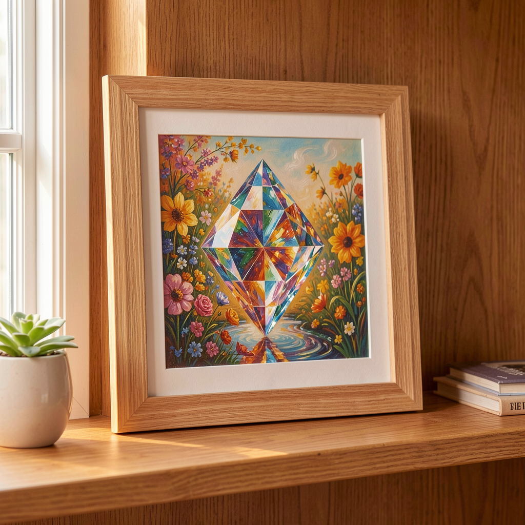 Diamond Art completed piece