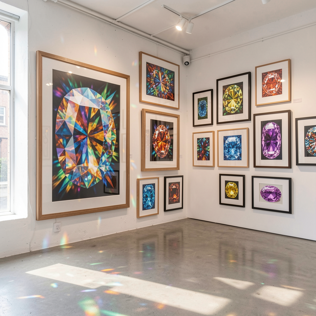 Completed Diamond Art category image (AI generated)