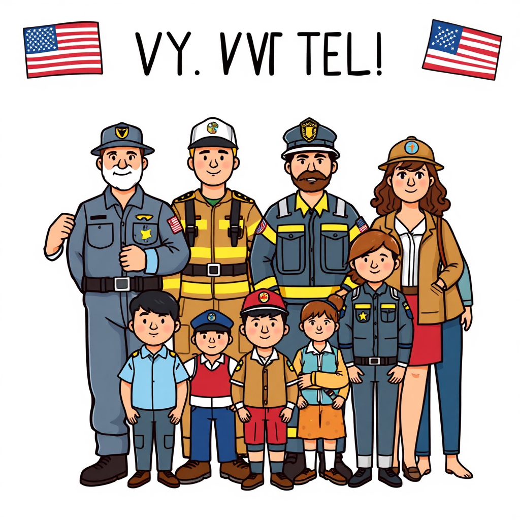 Hometown Heroes illustration
