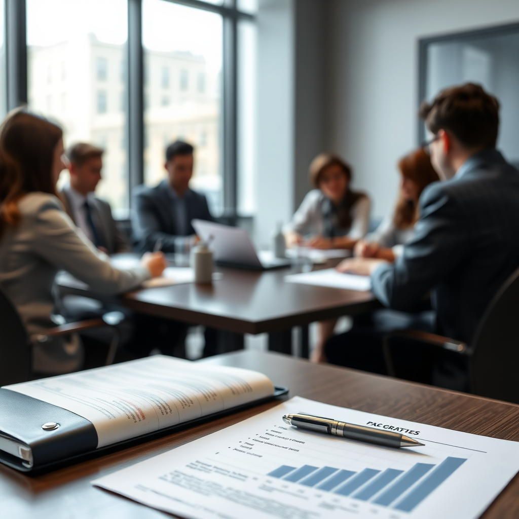 Governance meeting materials with financial documents