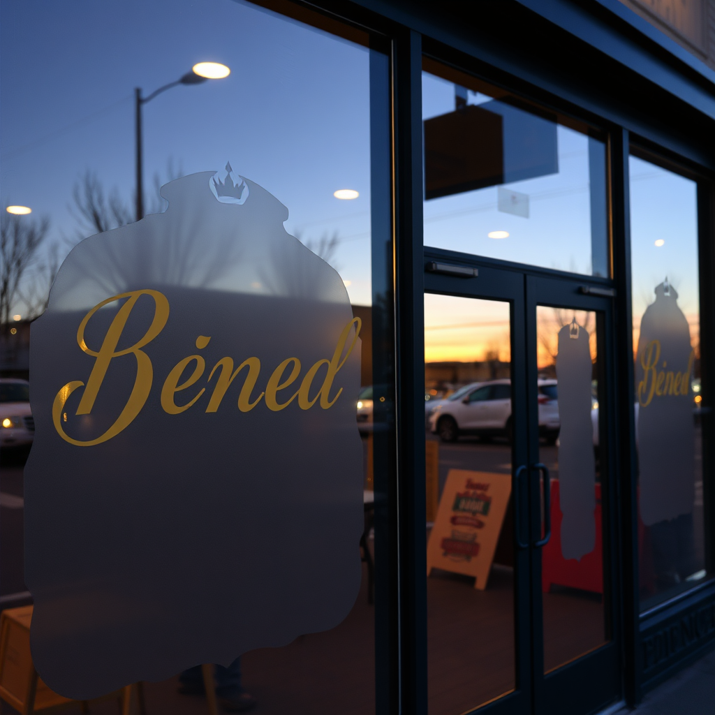 Storefront window decals