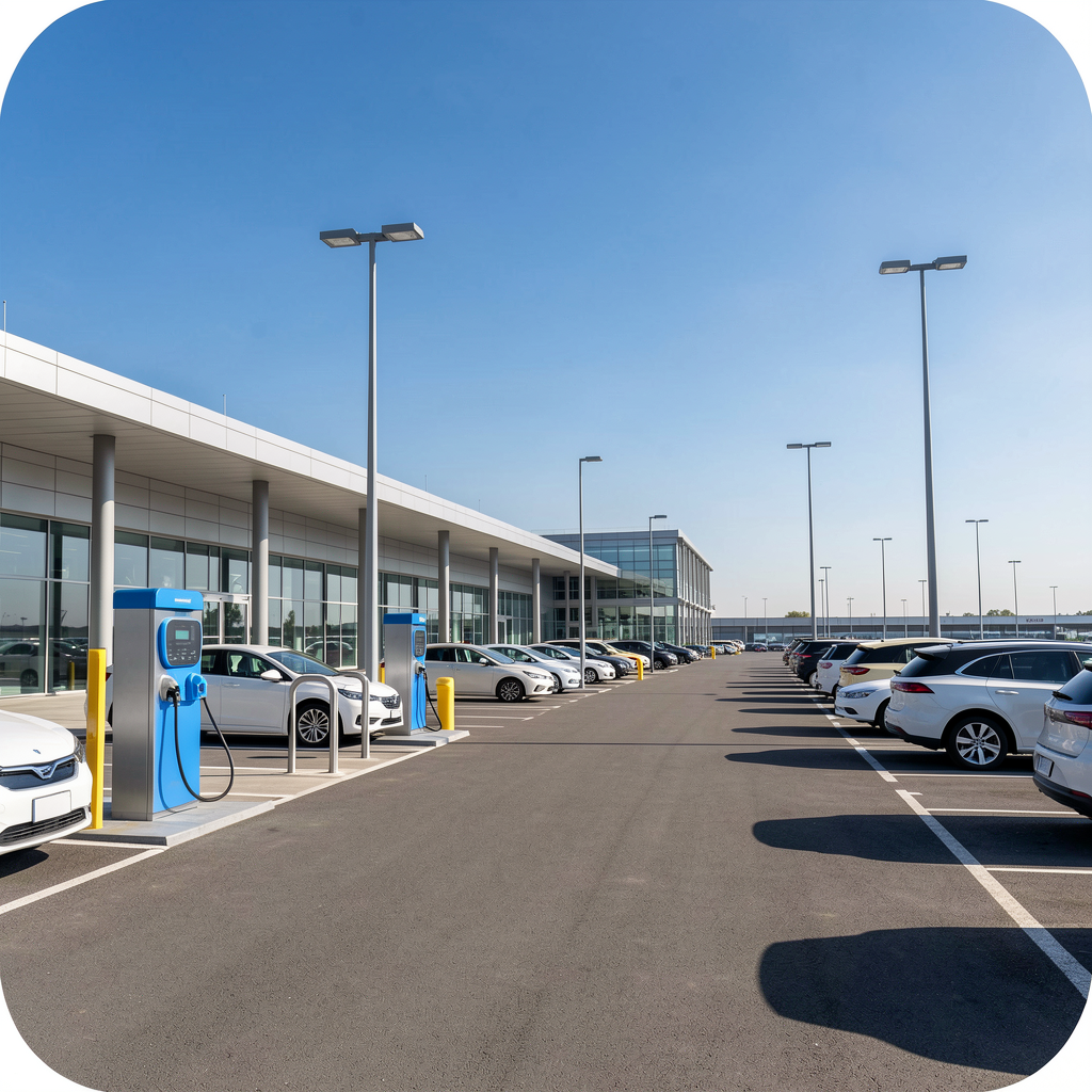 Electric vehicle parking