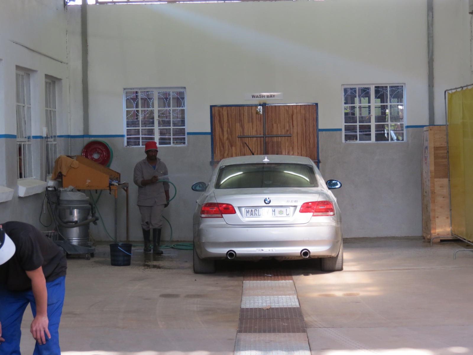 Finished panel repair car
