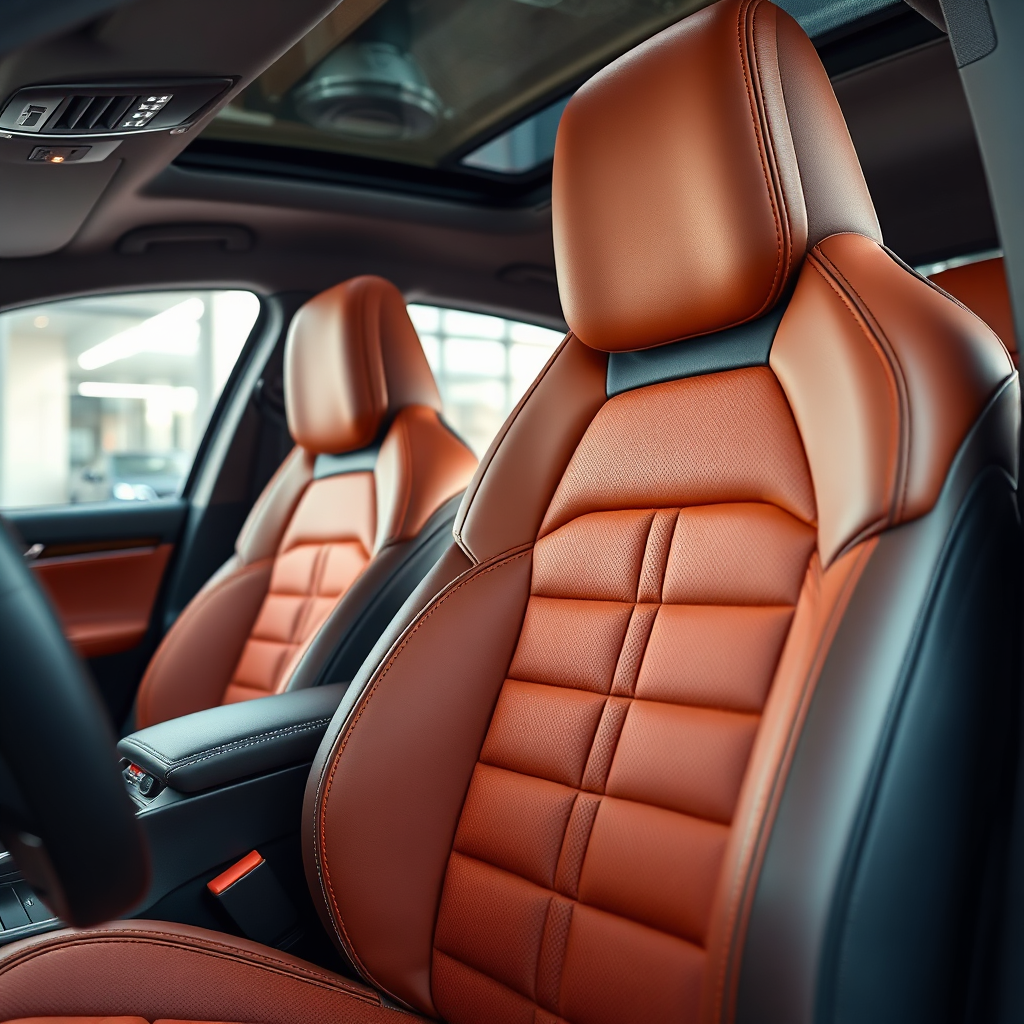 Luxurious car interior main image