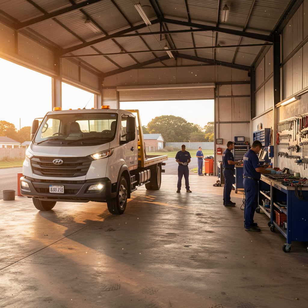 SR Truck & Trailer Services workshop and tow truck in Port Shepstone