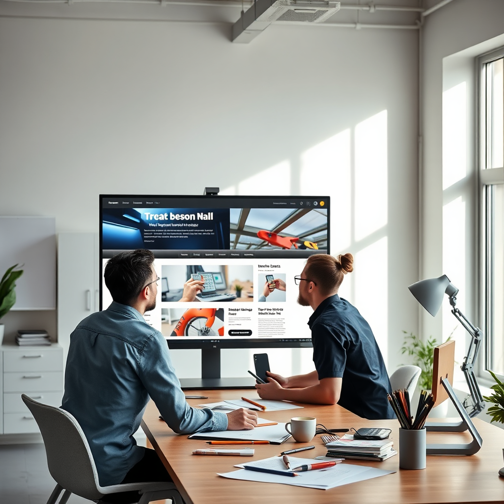 Creative agency workspace