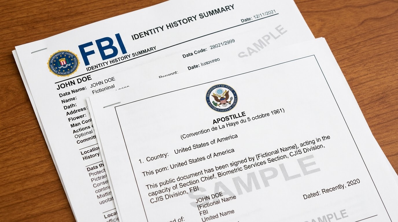 FBI Background Check Apostille