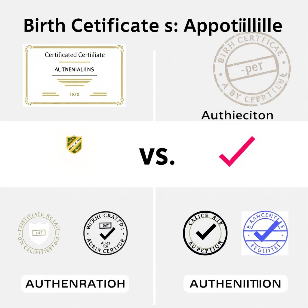 Birth Certificate Apostille vs. Authentication — What’s the Difference?