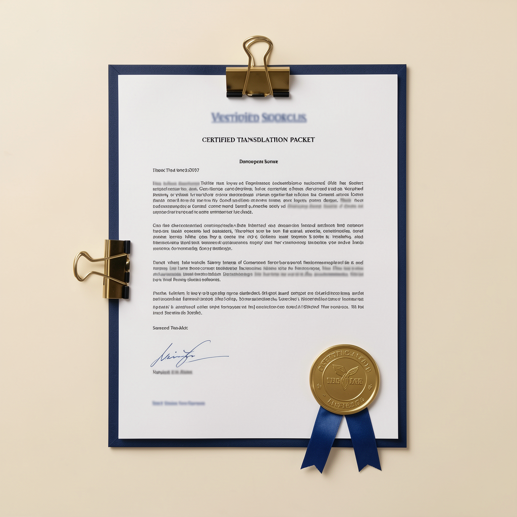 Certified translation certification