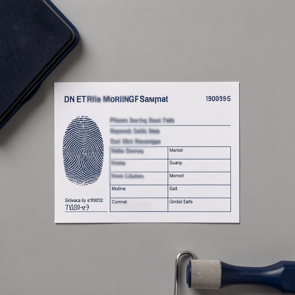 FD-258 fingerprinting