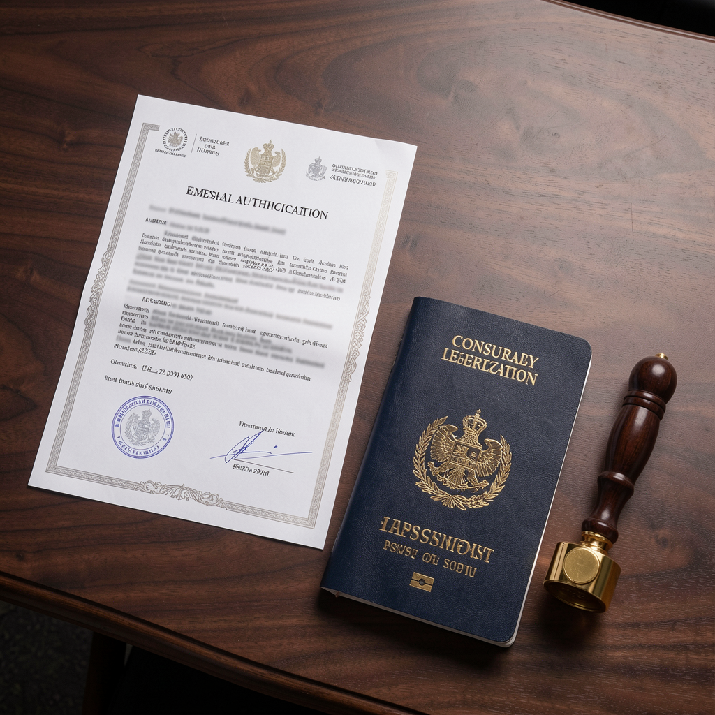 Consular process desk