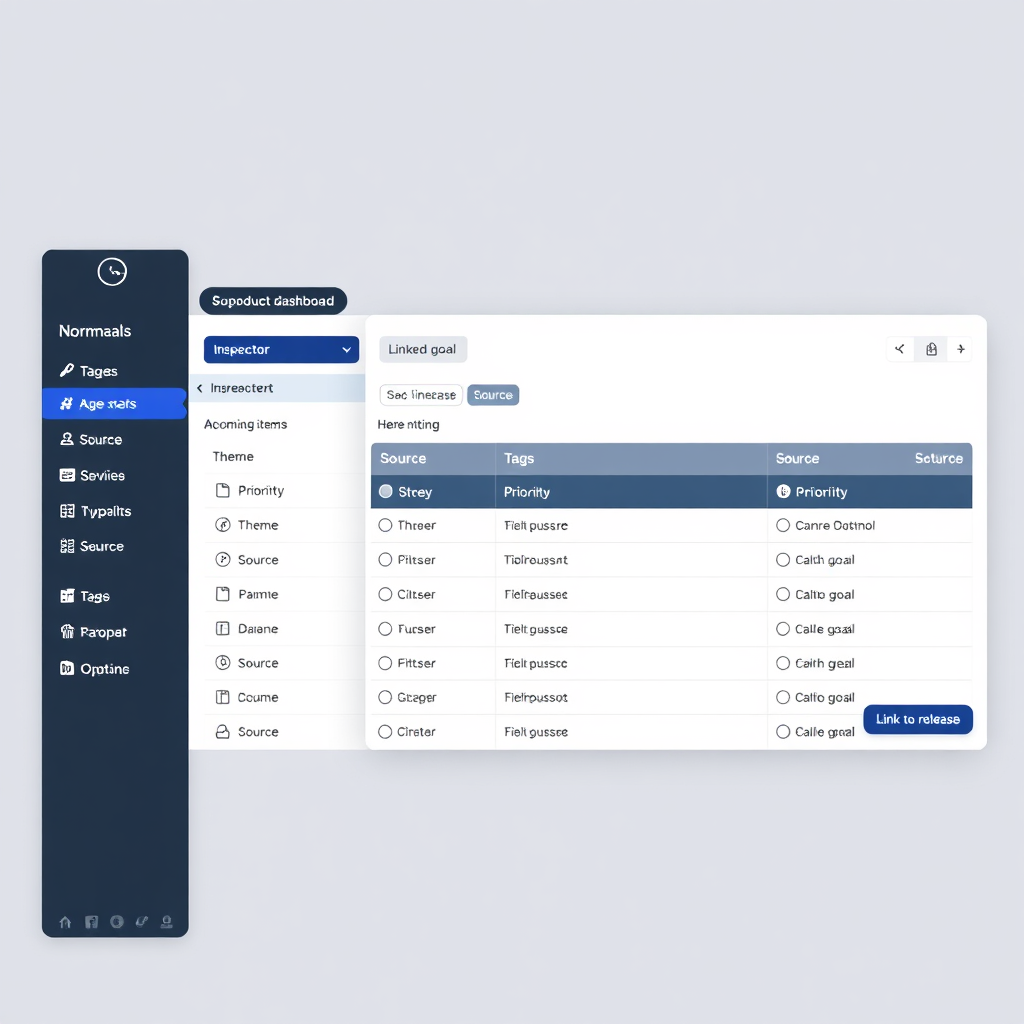 Normalize and tag items UI