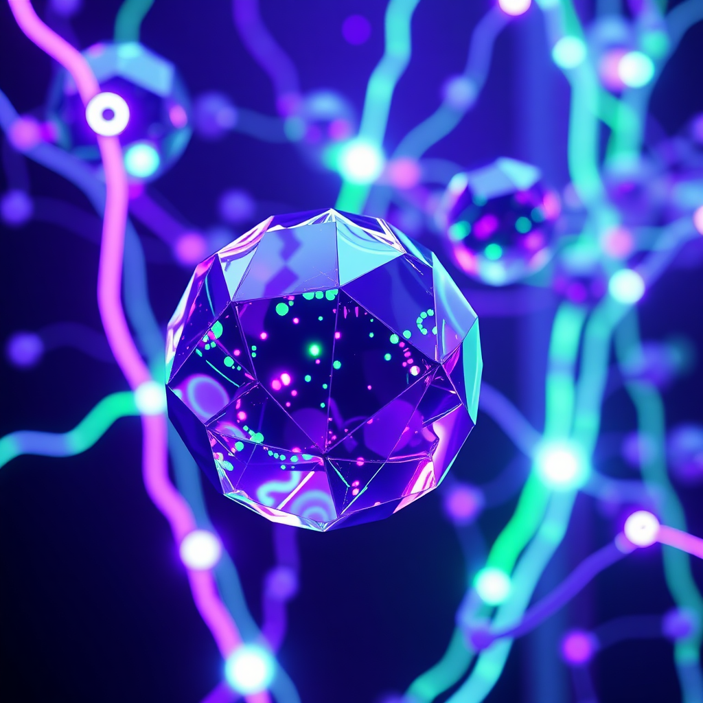 Abstract 3D interactive design visualization showcase