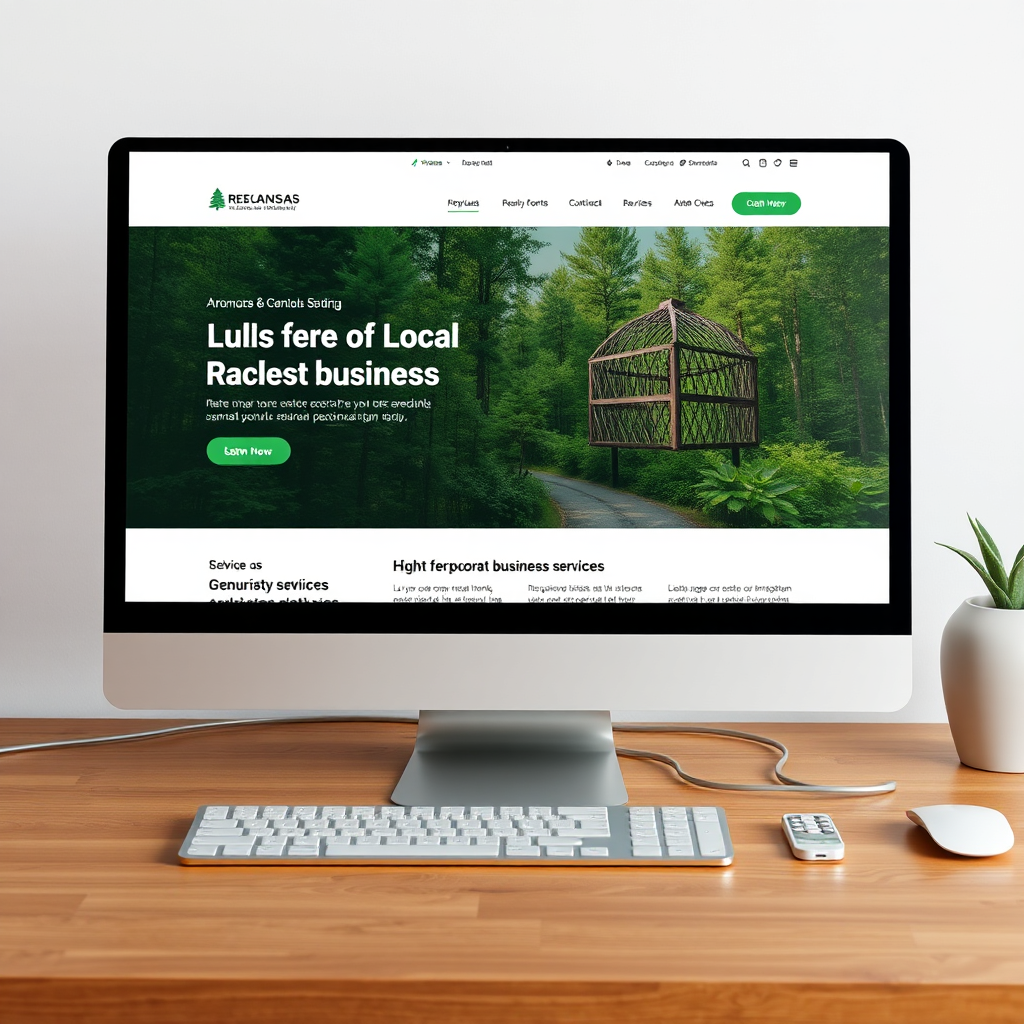 Premium Spears Tech website mockup mockup representation
