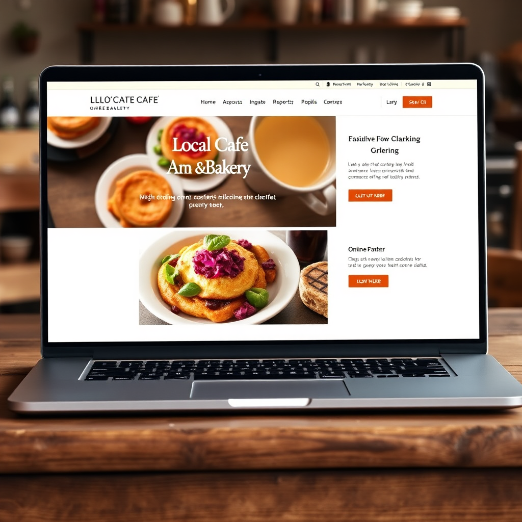 Local cafe web project
