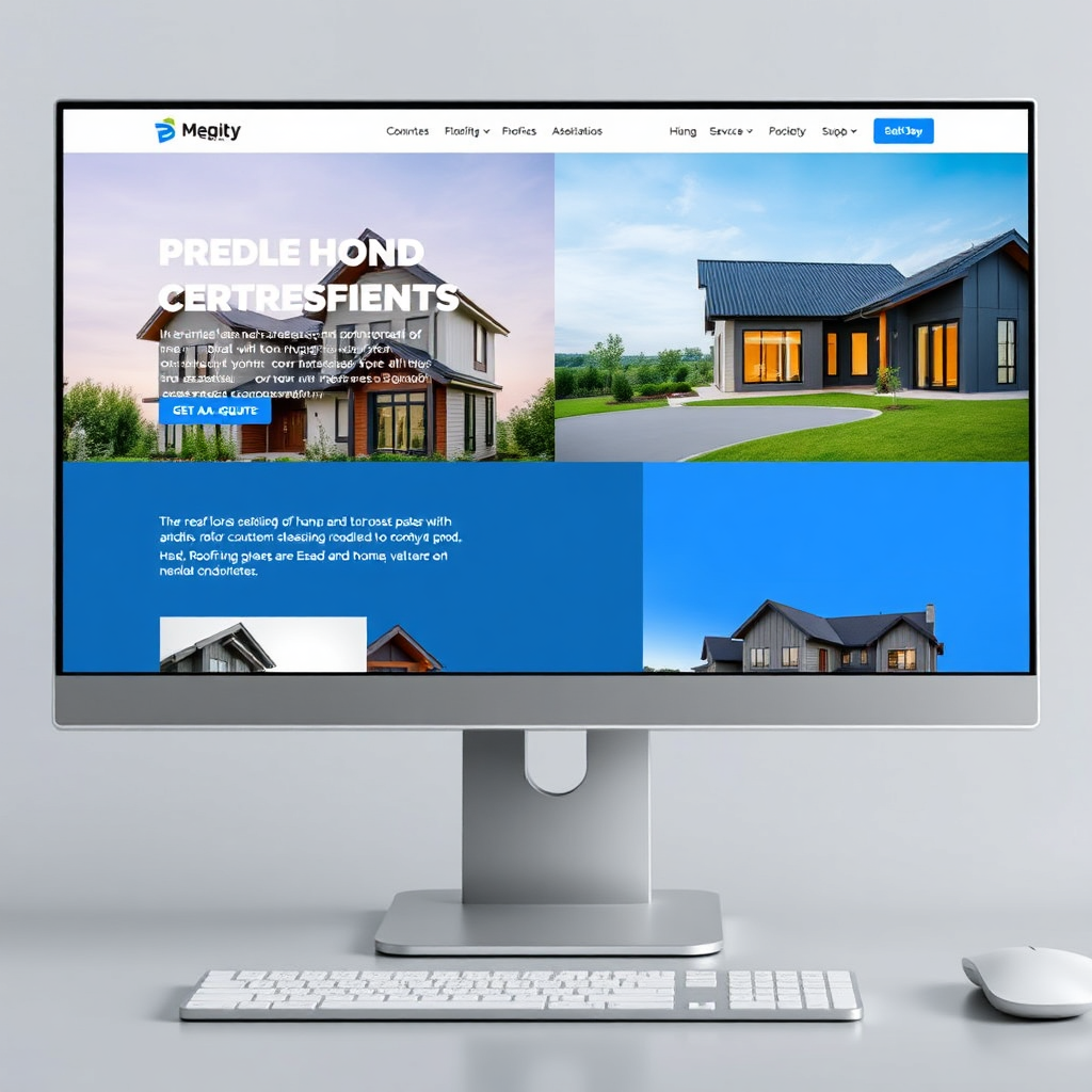 Service business website showcase