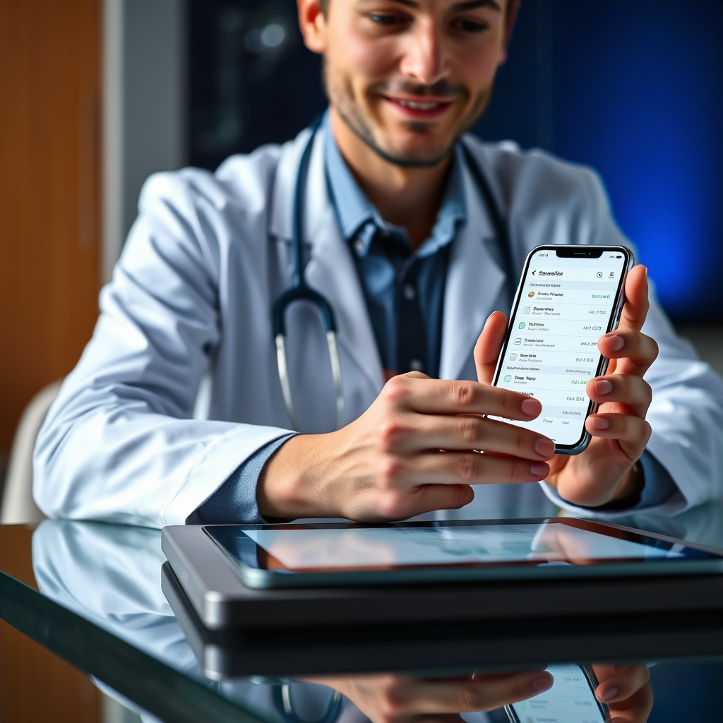Solution visualization with medication interface