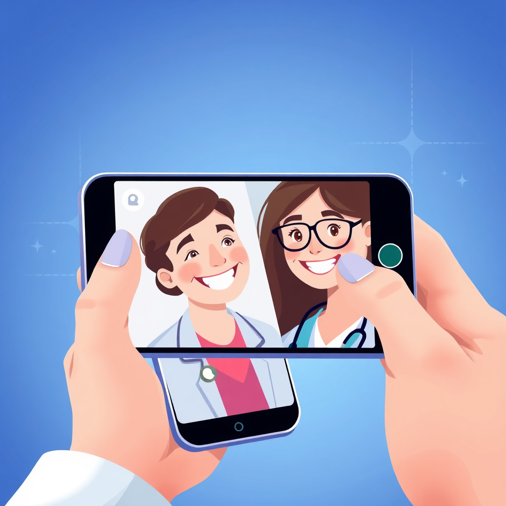 Telehealth access illustration