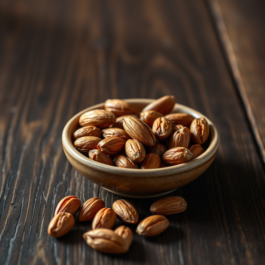 Featured roasted almonds