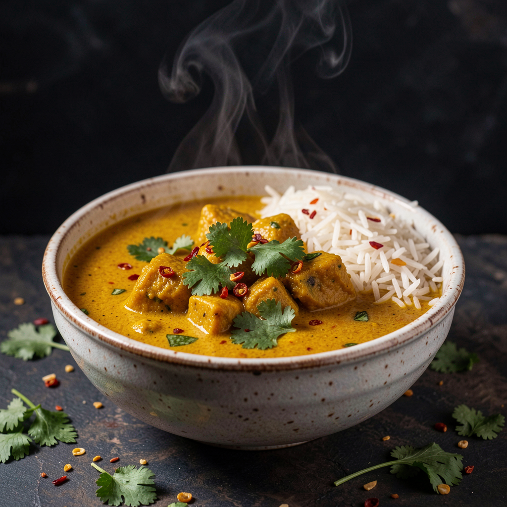 Golden curry recipe dish