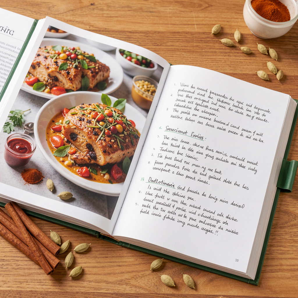 Spice recipe journal