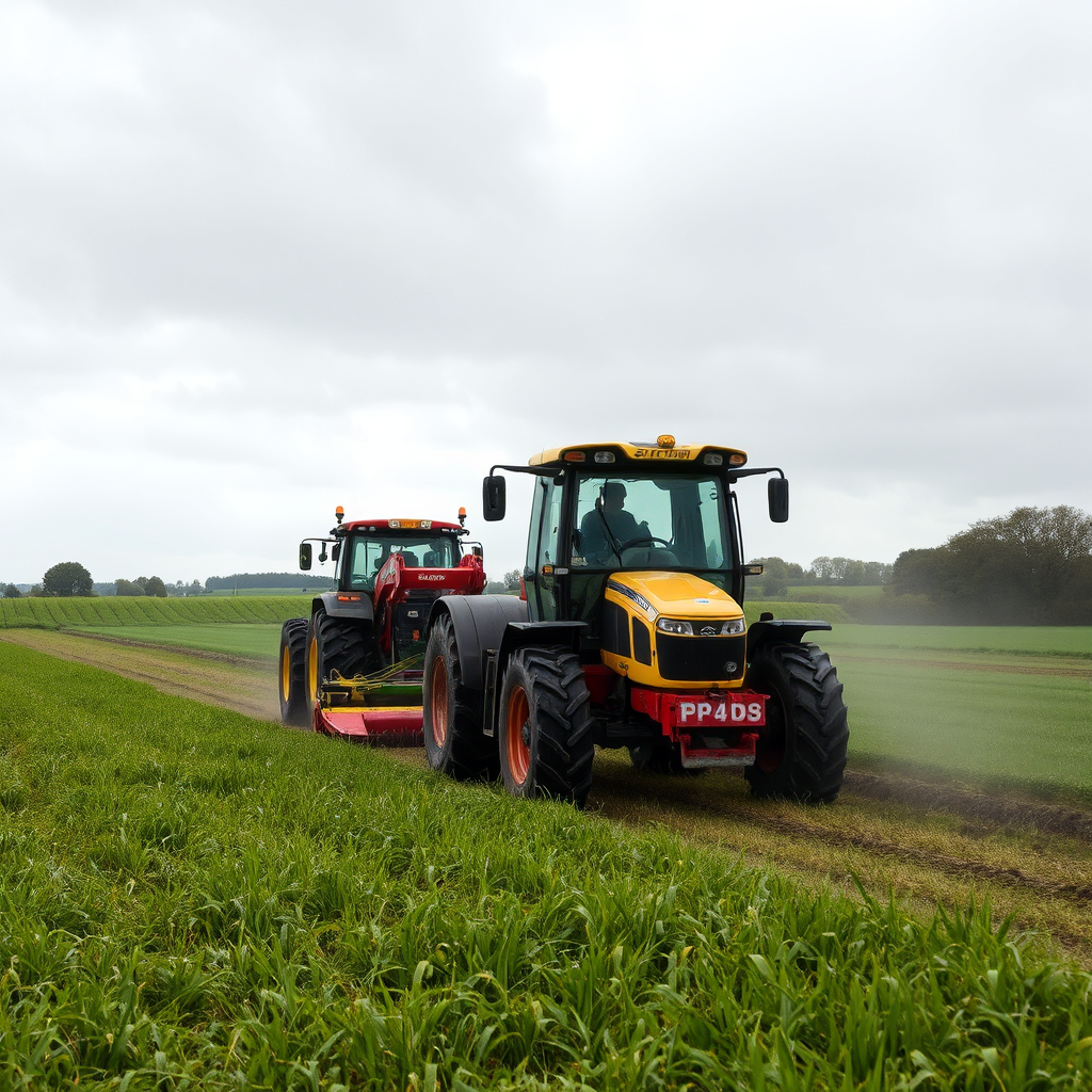 Before: silage cutting pending
