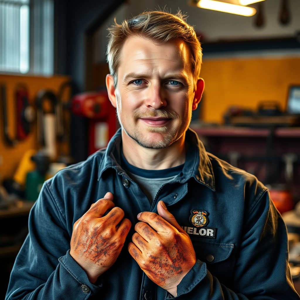 Mechanic headshot