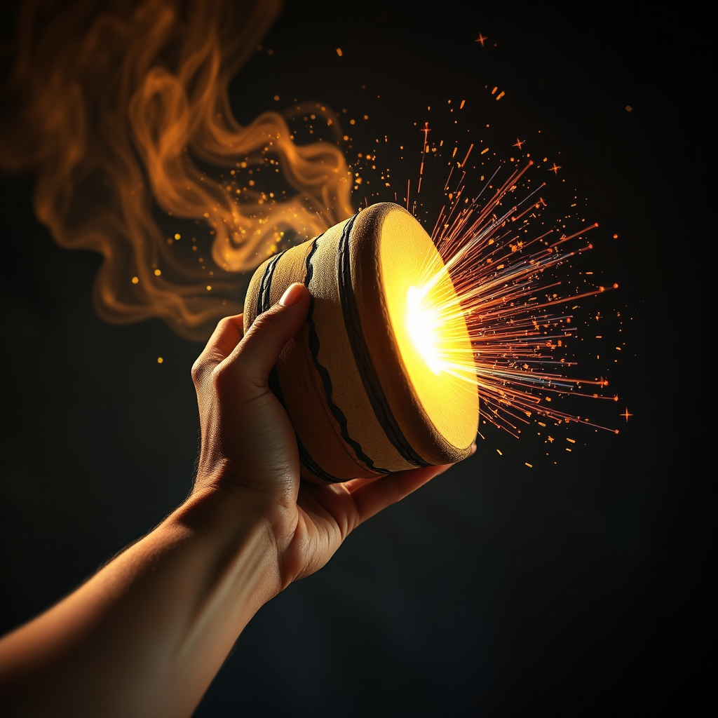 Tobă șamanică și unde sonore