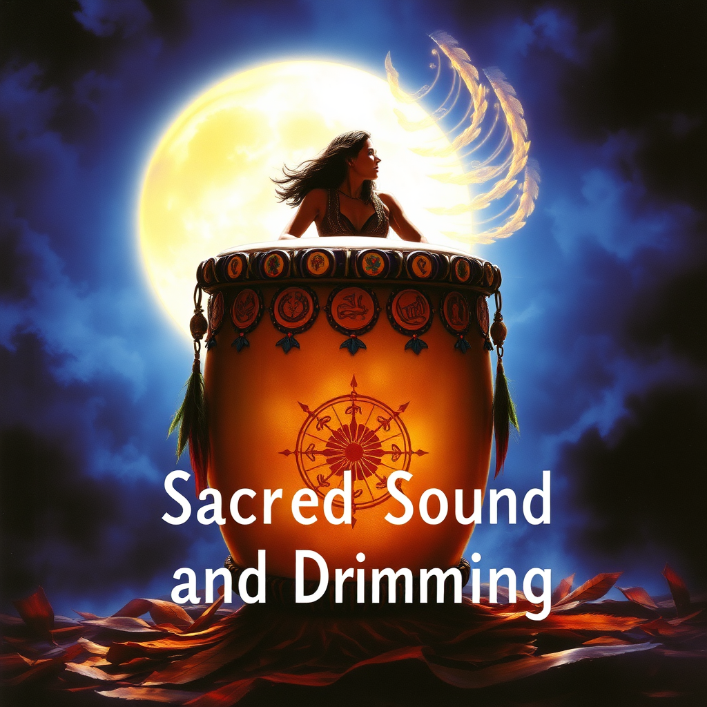 Shamanic drum and sound vibrations