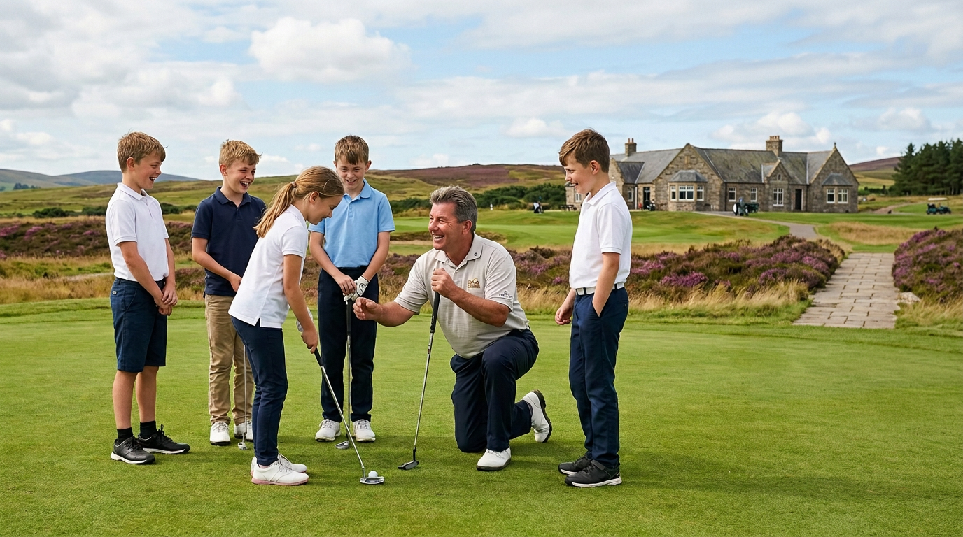 dave coaching a group of kids