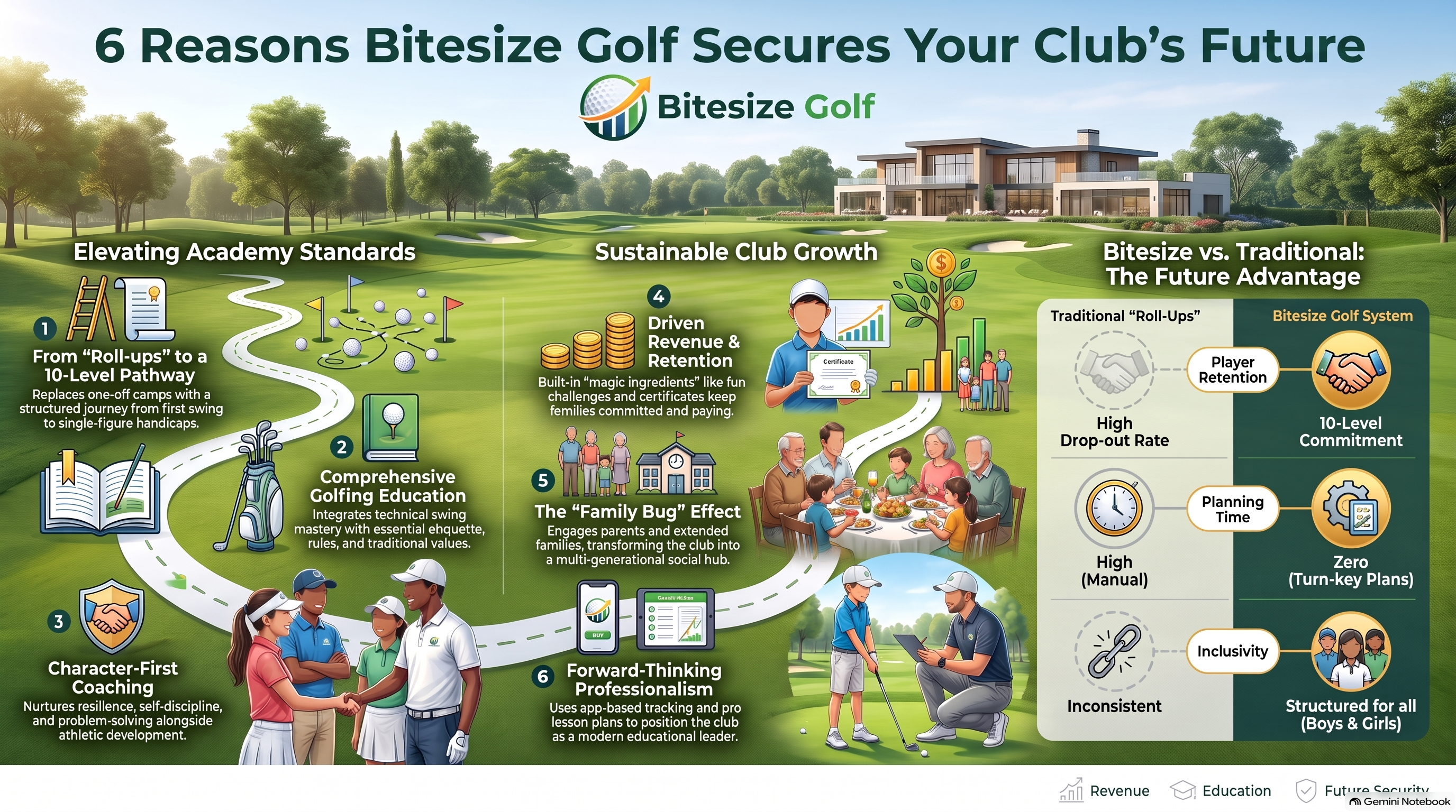 6 ways Bitesize Golf can secure a clubs' future