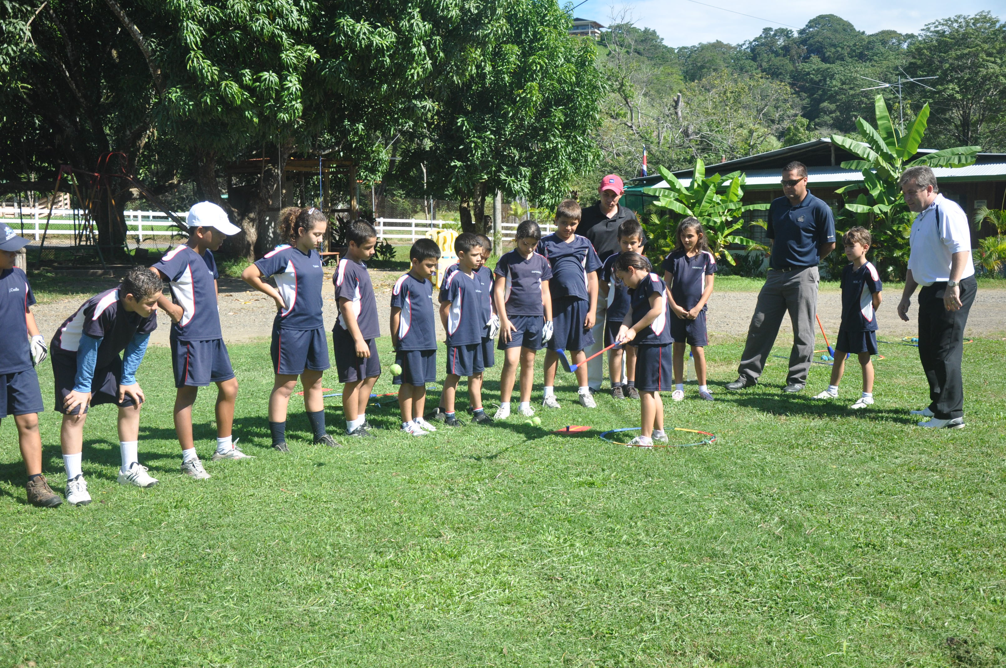 Dave teaching in Tambor School, Costa Rica