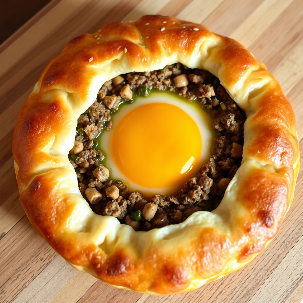 Egg Fatayer Pie