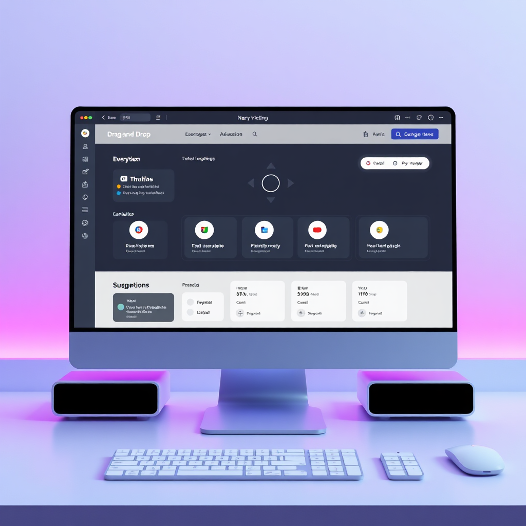 Nur Web AI Interface Mockup