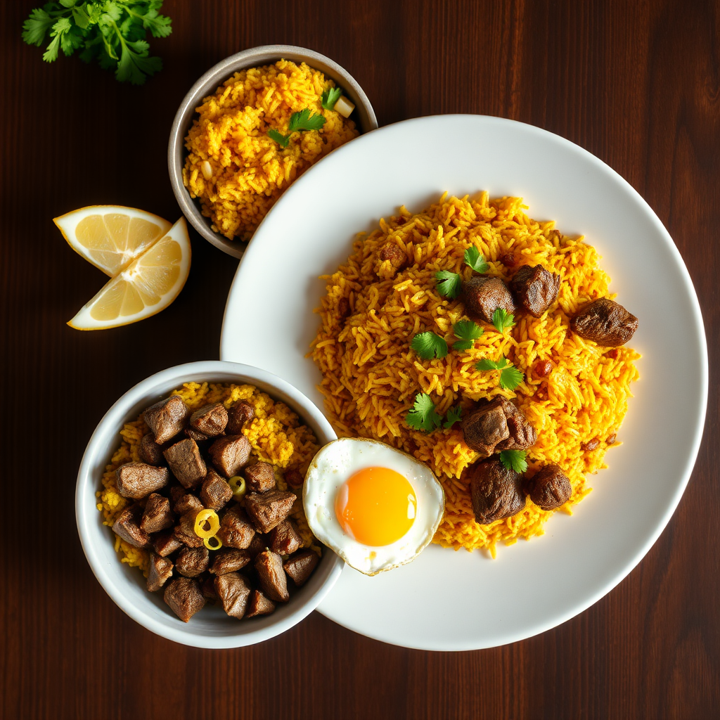 Friday Package - Special Beef Biryani, Tehari and Egg