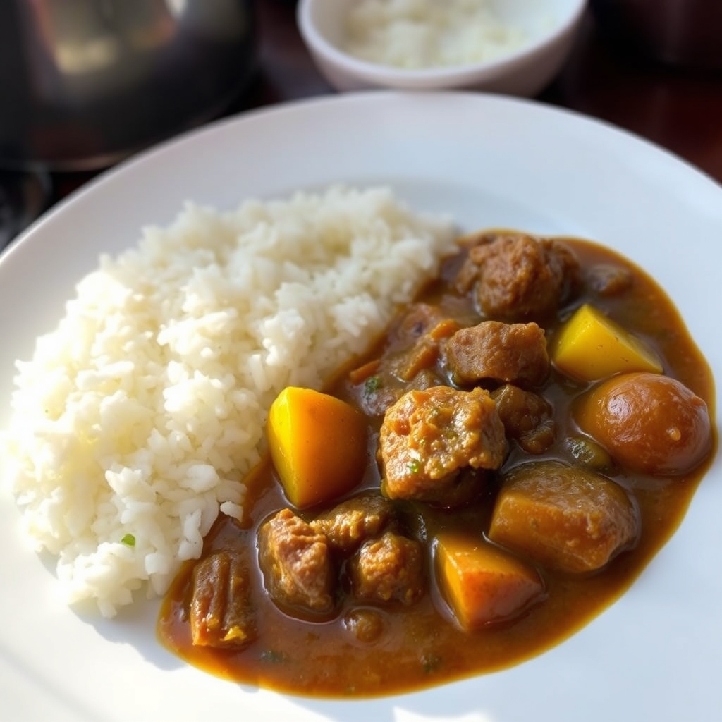Beef Bot with White Rice